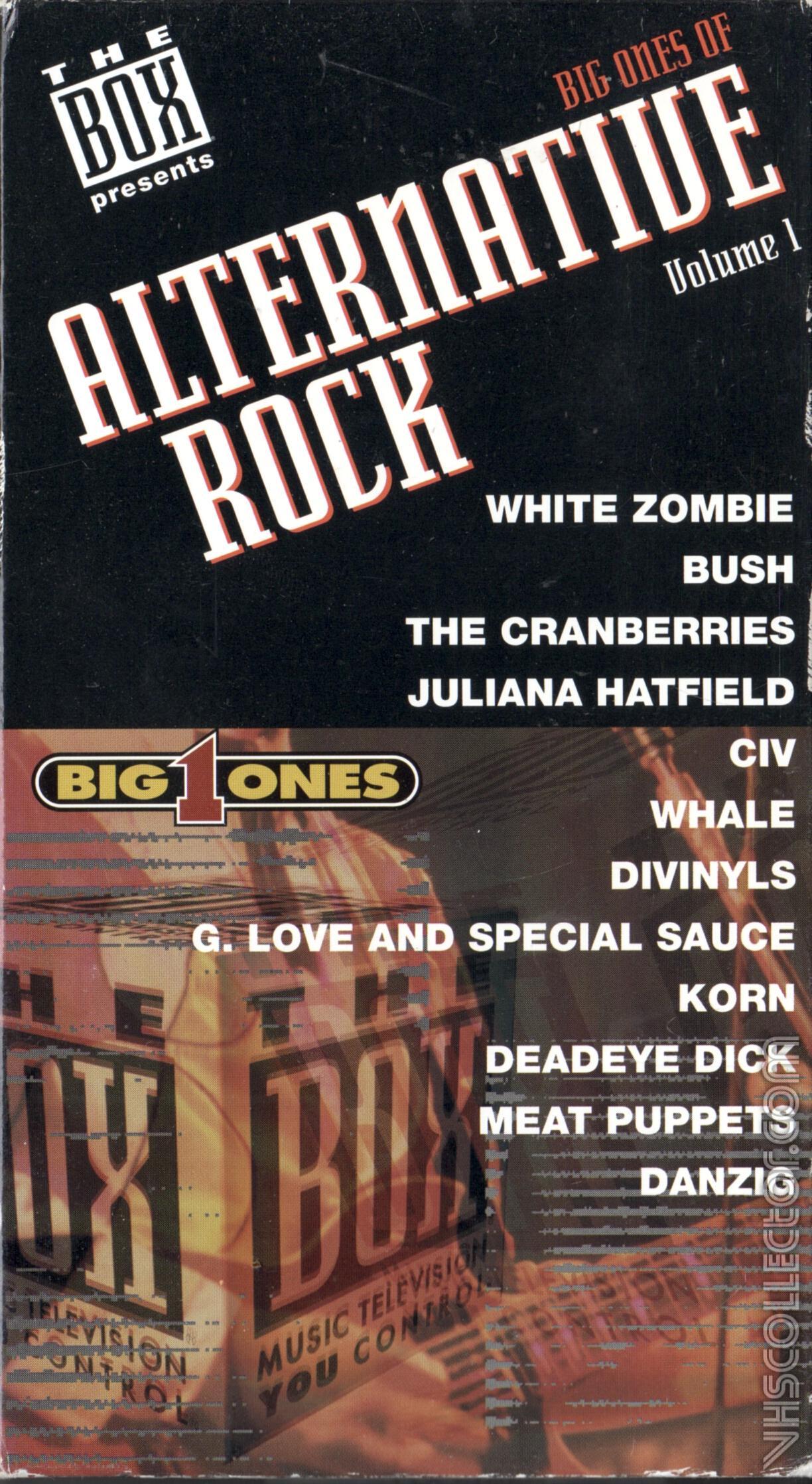 The Big Ones of Alternative Rock, Volume 1 | VHSCollector.com