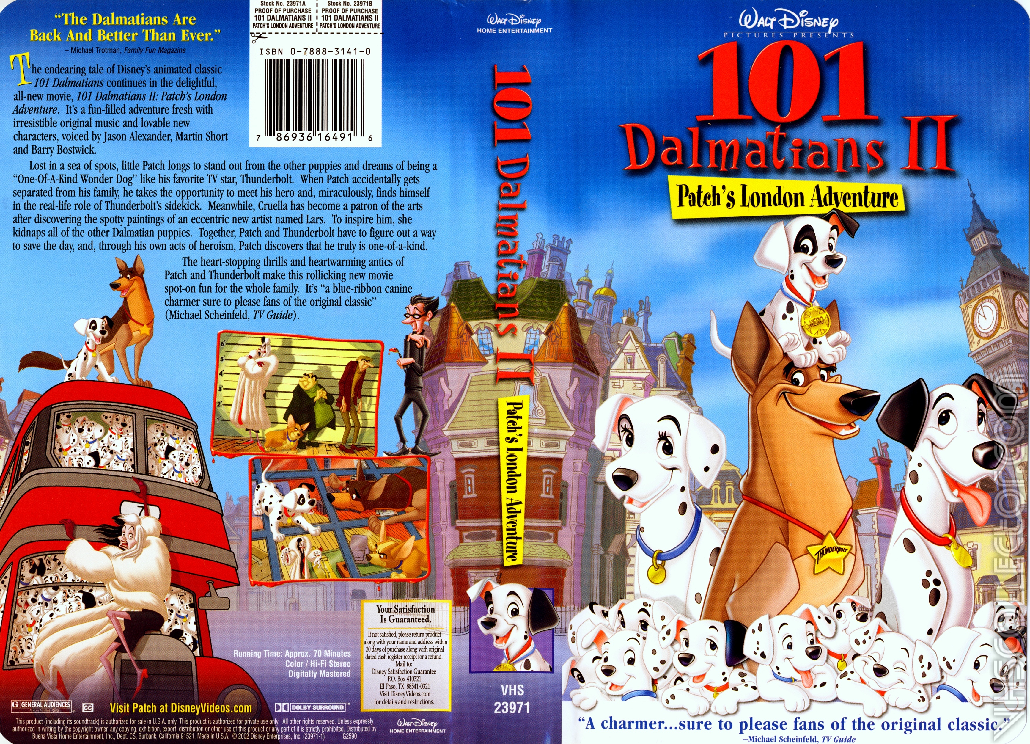 101 Dalmatians II: Patch's London Adventure | VHSCollector.com - Disney's 101 Dalmatians Ii Patch's London Adventure